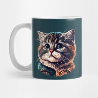 Cute Cat Fat Colorful, Gifts For Kid, For Dad, For Mom Mug